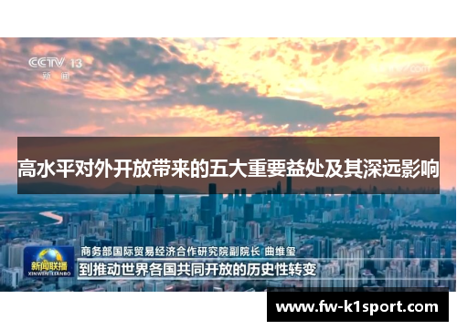 高水平对外开放带来的五大重要益处及其深远影响
